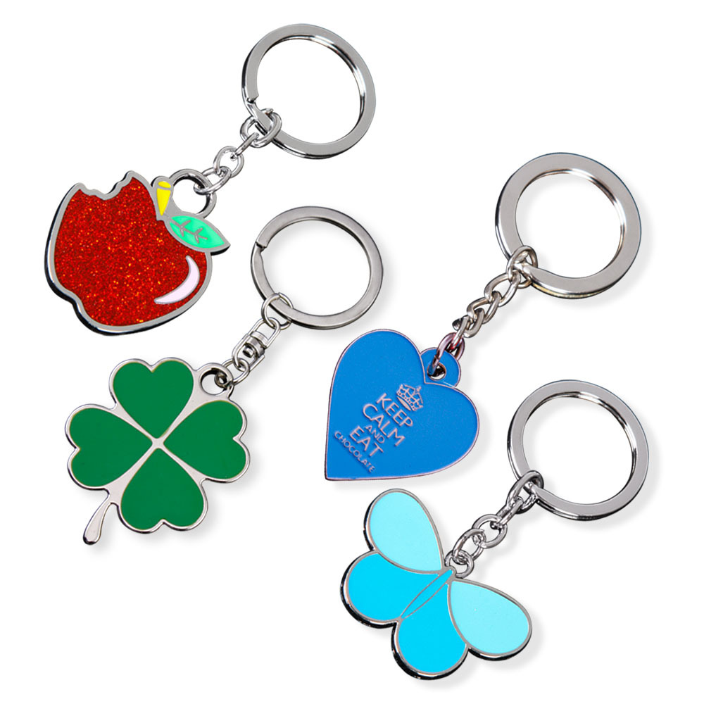 (K-501)Promotion Round Shape Custom Metal Keyring&keys Chain With 20 Years of Experience Key Chain