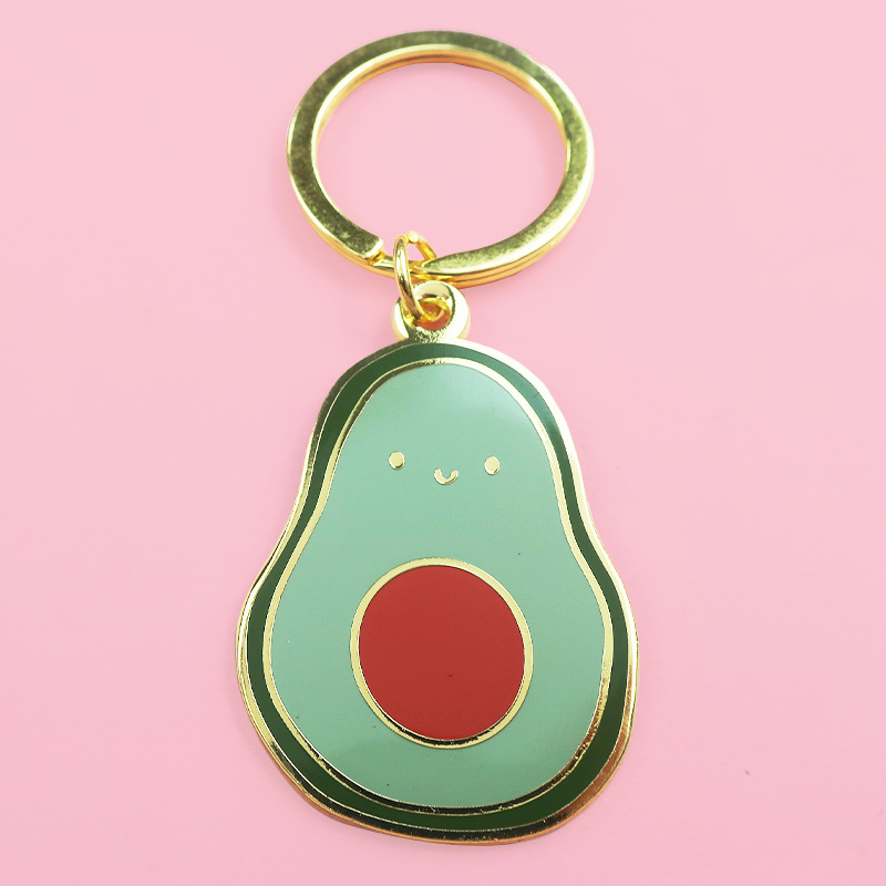 Unique Custom Hook Key Chains Decoration Bag Glue Keychain Pendant Doming Metal Double Side