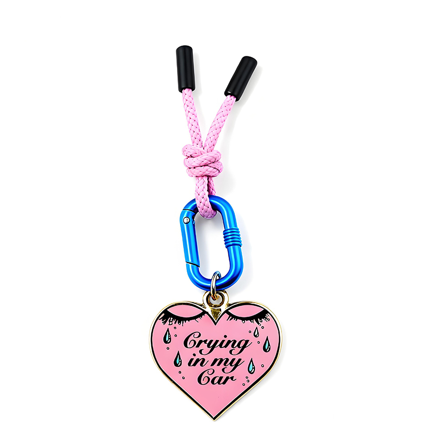 Kawali Novelty Cartoon Keyring Heart Shape Keychain Clasp and Pins