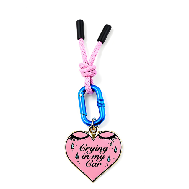 Kawali Novelty Cartoon Keyring Heart Shape Keychain Clasp and Pins