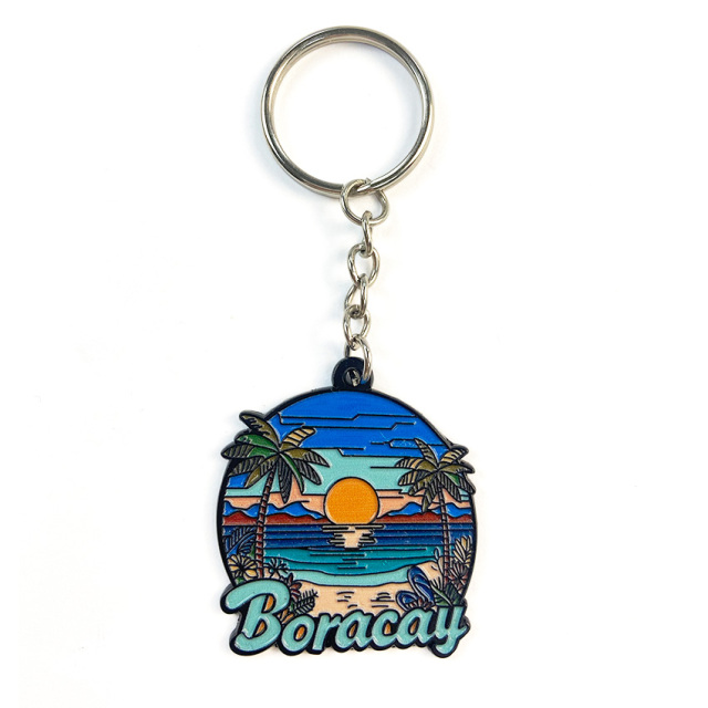 Designer Custom Top Quality Gift Alloy Star Ornament Bag Charms Enamel Key Chains for Purses