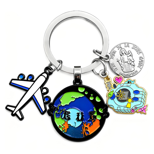 Cheap Mold Fee Custom Handmade Keyring Digital Camera Stainless Steel Keychain Cute Bag Charms