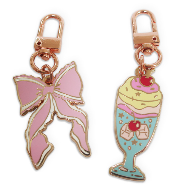 Custom logo Star Clip Metal Pendant Tag Keychain Keyring Box with logo