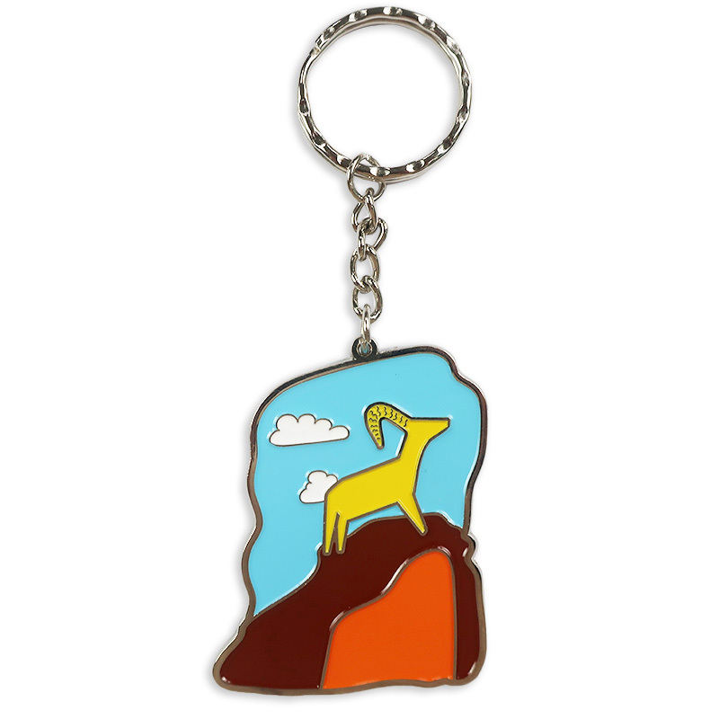 Wholesale Personalised Pet Dog Key Chain Brand Name Keychain Cartoon Dog