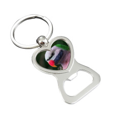 Factory Fast Custom Metal Bottle Opener Heart Photo Epoxy Keychain Metal Mold Frame Manufacturer