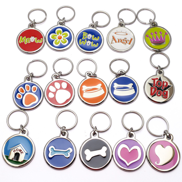 Custom Round Metal Keyring Sublimation Keychains Metal Round Metal Keychain Promotional Gift