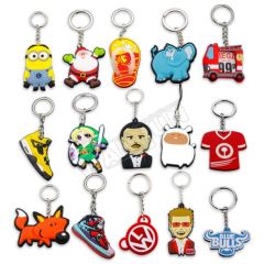 No Minimum Wholesale Personalized logo Brand Name Key Ring Chain Tag Custom Keychain