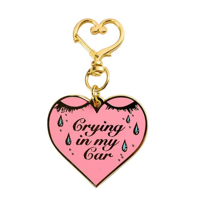 Wholesale Customizable Debossed Color logo Metal Tourism Keychain