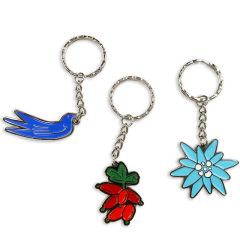Wholesale Personalised Pet Dog Key Chain Brand Name Keychain Cartoon Dog