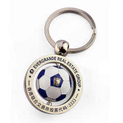 Wholesale Custom 3D Mini Soccer Ball Accessories Key Ring Customized Football Club Logo Key Rings