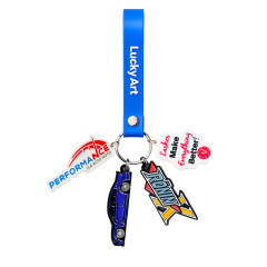 Wholesale Silicone Bracelet Lanyard Keychain Anime Bag Charm Hanging Wrist Strap Oem