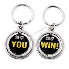 Custom Round Metal Keyring Sublimation Keychains Metal Round Metal Keychain Promotional Gift