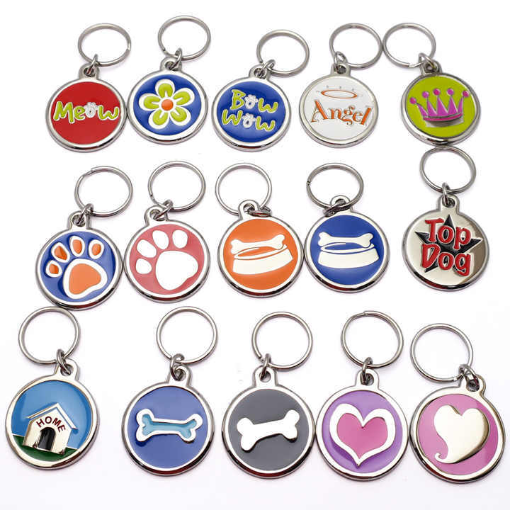 Custom Round Metal Keyring Sublimation Keychains Metal Round Metal Keychain Promotional Gift