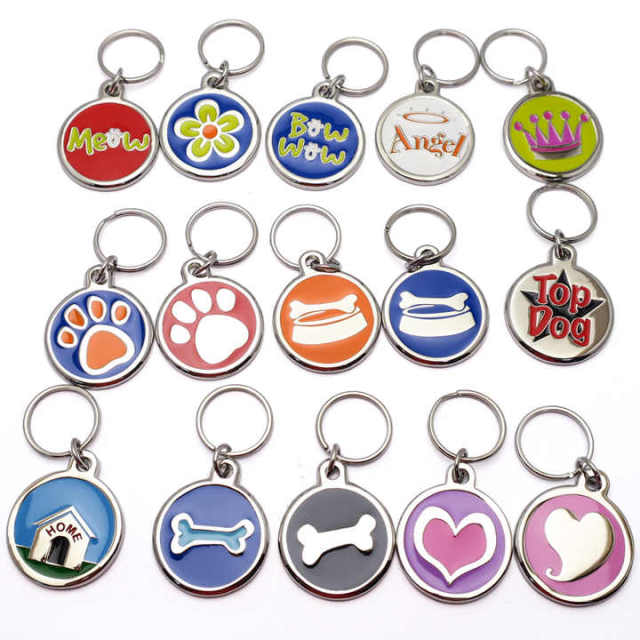 Custom Round Metal Keyring Sublimation Keychains Metal Round Metal Keychain Promotional Gift