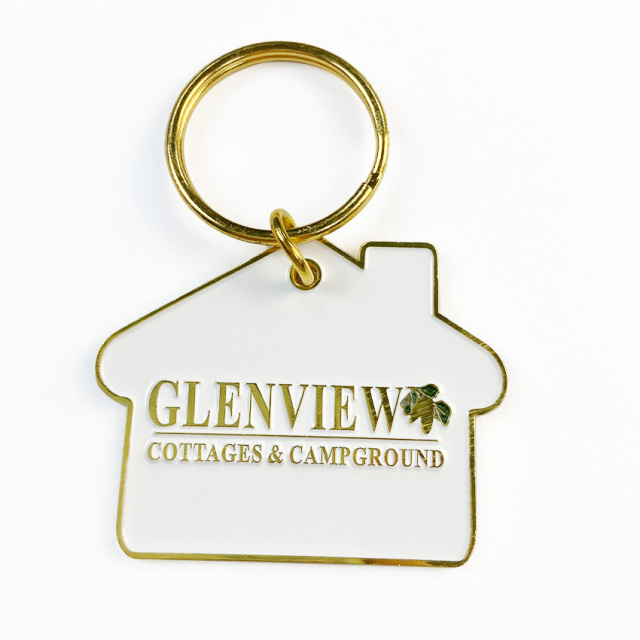 Perosnalised Designer Rectangle Plate Metal Corporate Inspired Key Rings Maker