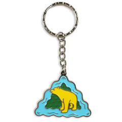 Wholesale Personalised Pet Dog Key Chain Brand Name Keychain Cartoon Dog