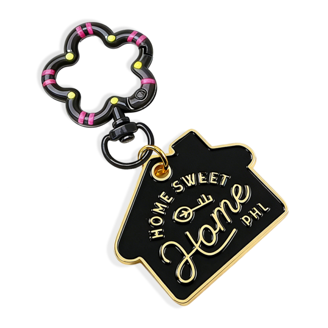Free Design square Metal Book Letter Packaging Box Metal Keychain