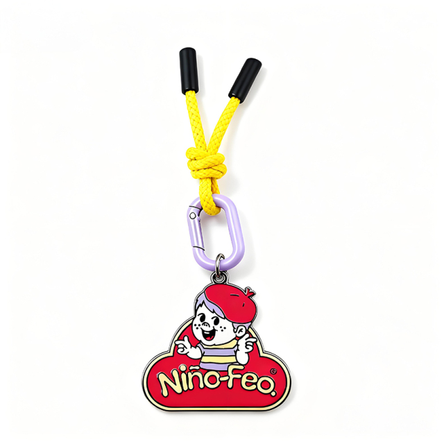 Kawali Novelty Cartoon Keyring Heart Shape Keychain Clasp and Pins
