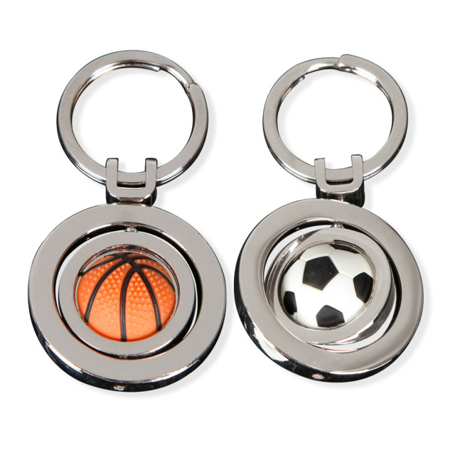 Wholesale Custom 3D Mini Soccer Ball Accessories Key Ring Customized Football Club Logo Key Rings