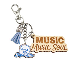Personalized Unique Design Engraving Wood Keychains logo Manufacturer