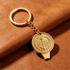 Bespoke Luxury Celestial Keychain Bottle Opener Custom 3D Relief Moon Stars Key Ring Commemorative Souvenir for Brand Promotion