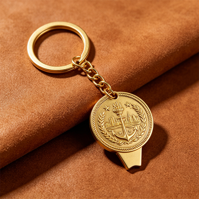 Bespoke Luxury Celestial Keychain Bottle Opener Custom 3D Relief Moon Stars Key Ring Commemorative Souvenir for Brand Promotion
