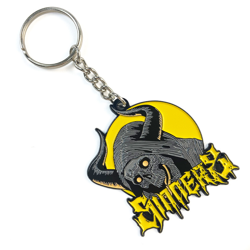 Unique Custom Handmade Text Stamped Keyring Zinc Alloy Engrave Key Chain