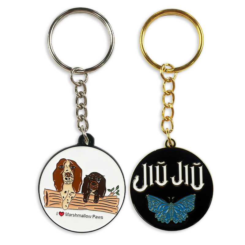 Wholesale Personalised Pet Dog Key Chain Brand Name Keychain Cartoon Dog
