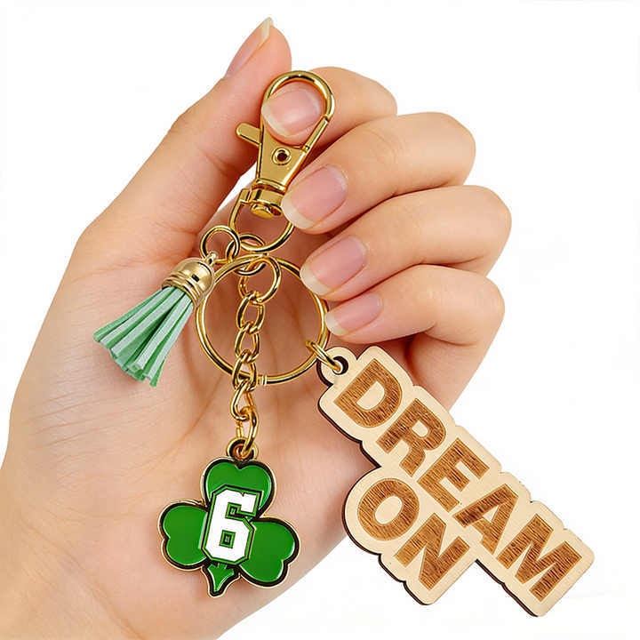 Cheap Custom Wood Name Print Metal Souvenir Keychain Keyrings with logo