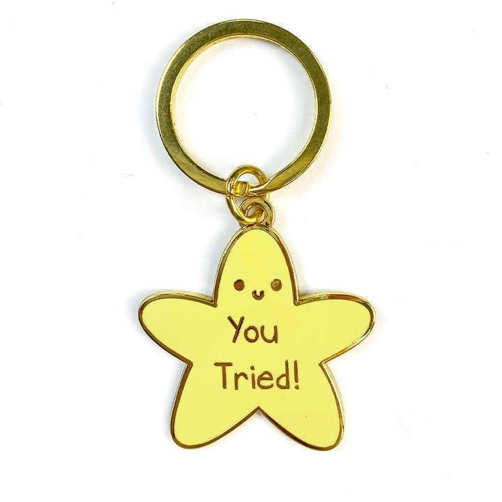 Designer Custom Top Quality Gift Alloy Star Ornament Bag Charms Enamel Key Chains for Purses