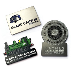 Wholesale Die Cut 3d Metal Refrigerator Magnets Fridge Magnet Country Tourism Souvenirs Custom