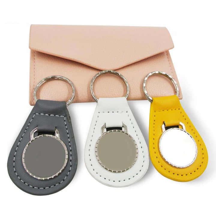 Factory Design Custom logo Luxury Man Cute Metal Keyring Sublimation Blank Car Key Chain Keychain Leather