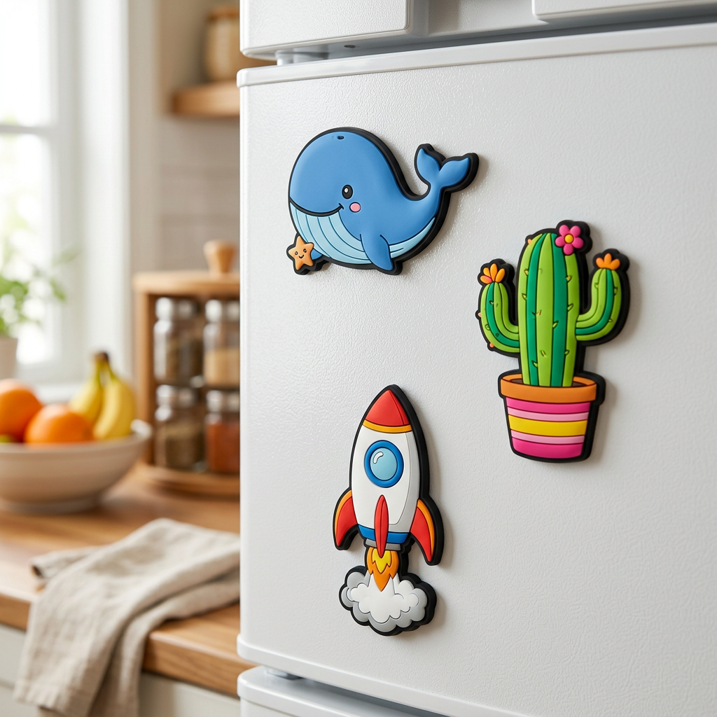 Custom OEM 2D/3D Logo Soft Rubber Fridge Magnets Wholesale Corporate Gift
