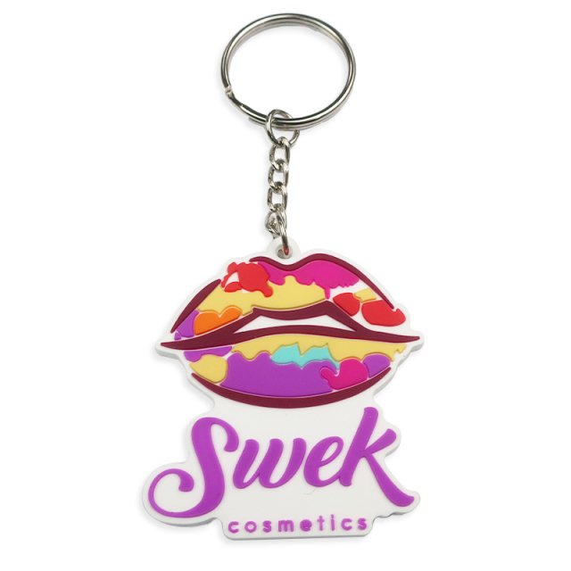 Custom Pvc Key Chain Personalized Keychain Design Plastic Silicone Rubber Keychain Ring