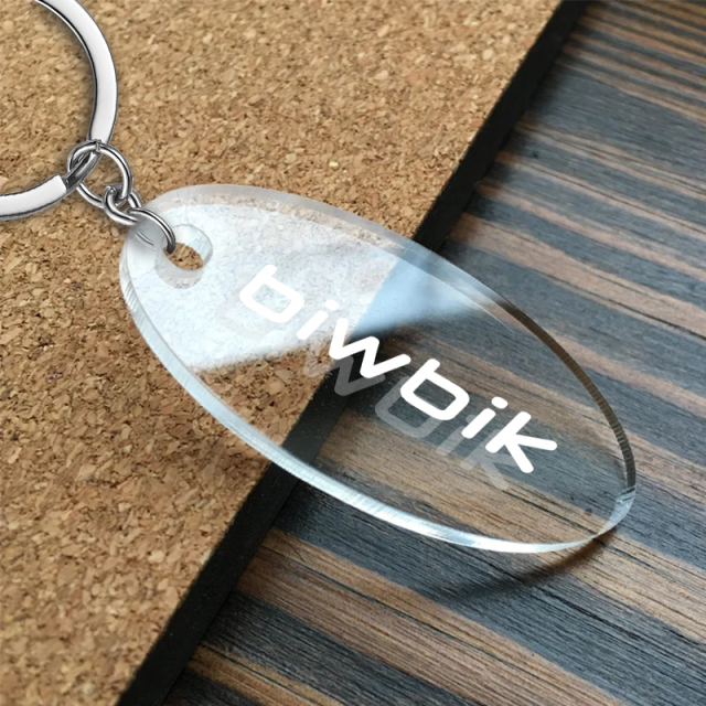 Low Moq Customised Transparent Acrylic Keychain Packaging