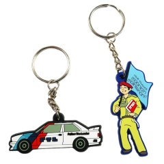 Make Your Own Cheap Mold Pvc Soft Rubber Race Car Key Chain Gift for Kids