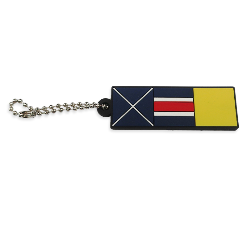 Fun Custom Color Cute Positive Food Eco Friendly Pvc Keychain