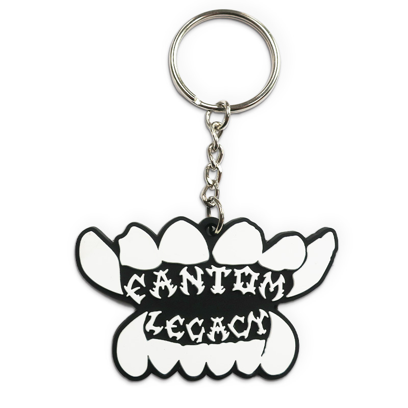 Wholesale Custom Cartoon 2d3d Soft Pvc Keychain Rubber Key Chains Silicone Keychain with logo