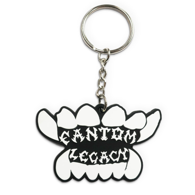 Wholesale Custom Cartoon 2d3d Soft Pvc Keychain Rubber Key Chains Silicone Keychain with logo