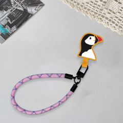 Cheap Custom Printed Name Card Universal Mobile Phone Patch Retractrable Cord Lanyard Insert