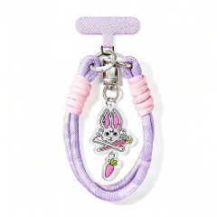 Wholesale Custom logo Cute Charm Wrist case Nylon Phone Strap Phone Holder