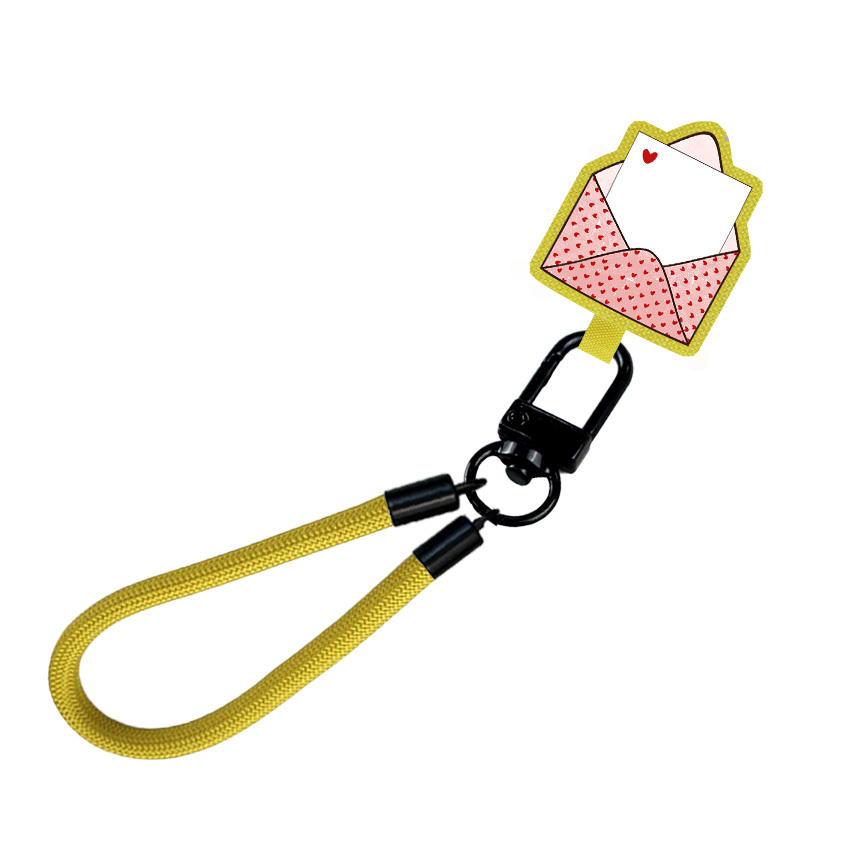 Personalised logo Adjustable Nylon Wrist Strap Waterproof Phone Lanyard String Rope