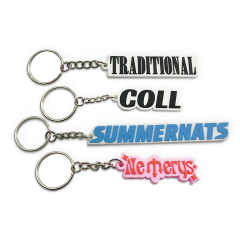 Promotional Silicone Key Chain Plastic Keychain Custom logo Rubber Keychain Accessories