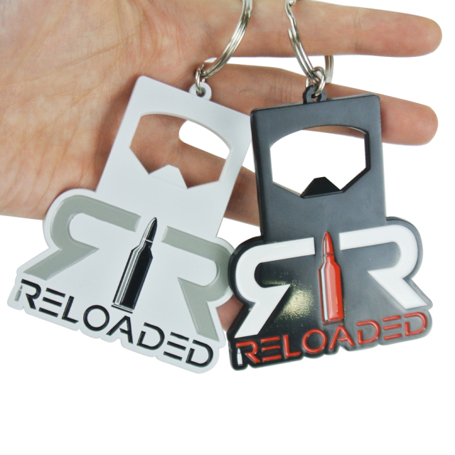 Multifunctional Professional Made Custom logo Metal Key Chain Bottle Opener Keychain Beer Can Opener Keyring