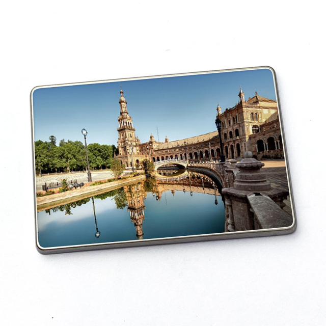 Guangdong Custom Made 3d Photo Material Football Club Engraved Fridge Magnet Adhesive Backing
