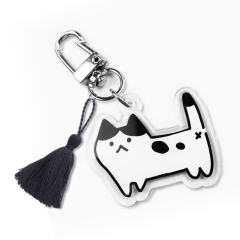 Personalized Custom Keyring Metal Double Sided Plastic Key Chain Rectangle Photo Keychain