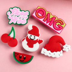 Cheap Custom Festive Style Magnetic Hat Christmas Ornaments Gift Mini Silicone Rubber Pvc Fridge Refrigerator Magnet