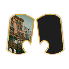 Guangdong Custom Made 3d Photo Material Football Club Engraved Fridge Magnet Adhesive Backing