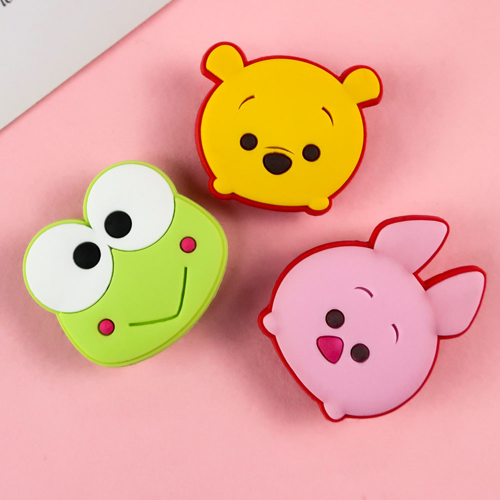 Custom Fridge Magnet Cute Rabbit Frog Panda Sheep Cartoon Silicone Refrigerator Magnets for Kitchen Decoration