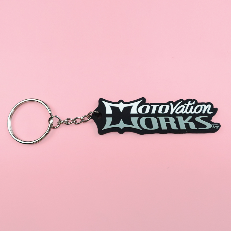 Fast Custom Quote Handbag Pvc Material Cartoon Keychain with Strap